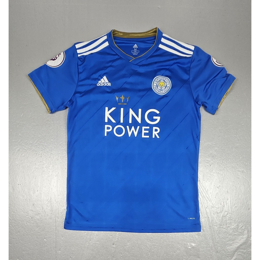 Leicester City 2018-2019 Home Soccer Jersey Mens Medium Blue Premier League
